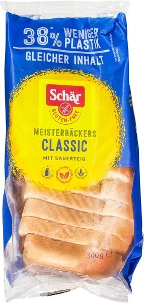 Schar, Meisterbackers Classic Bread 300g Gluten Free