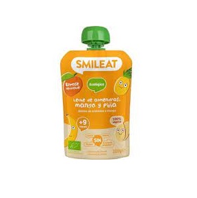 Smileat Mango And Pineapple Pouch 100G Bio