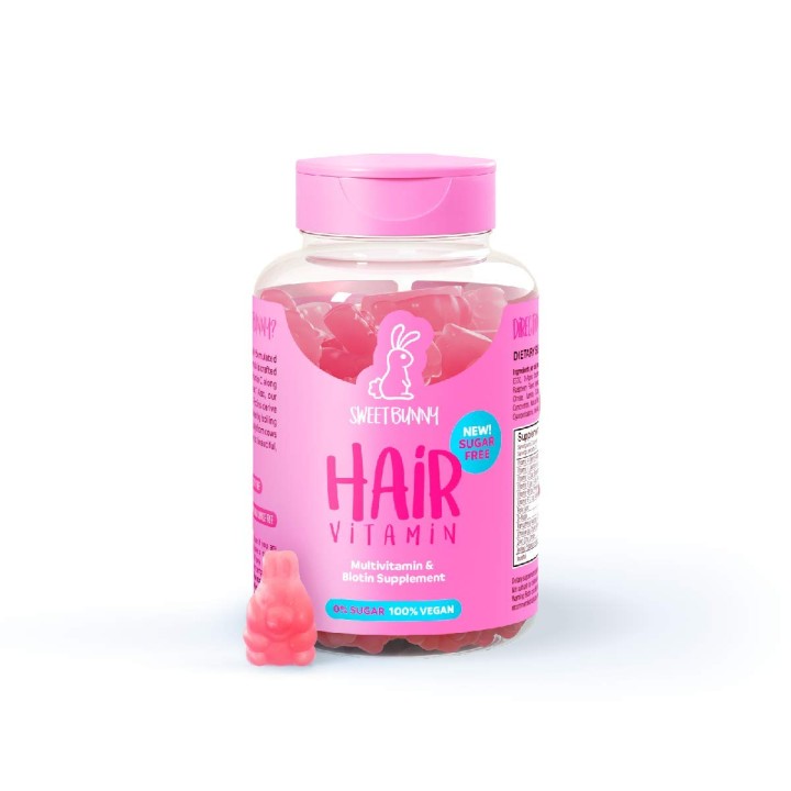 Sweet Bunny Hair Vitamin 60 Gummies