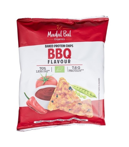 Madal Bal, Baked Bbq Protein Chips 60G Bio