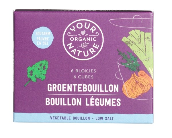 Your Organic Nature Vegetable Bouilon Low Salt 60G