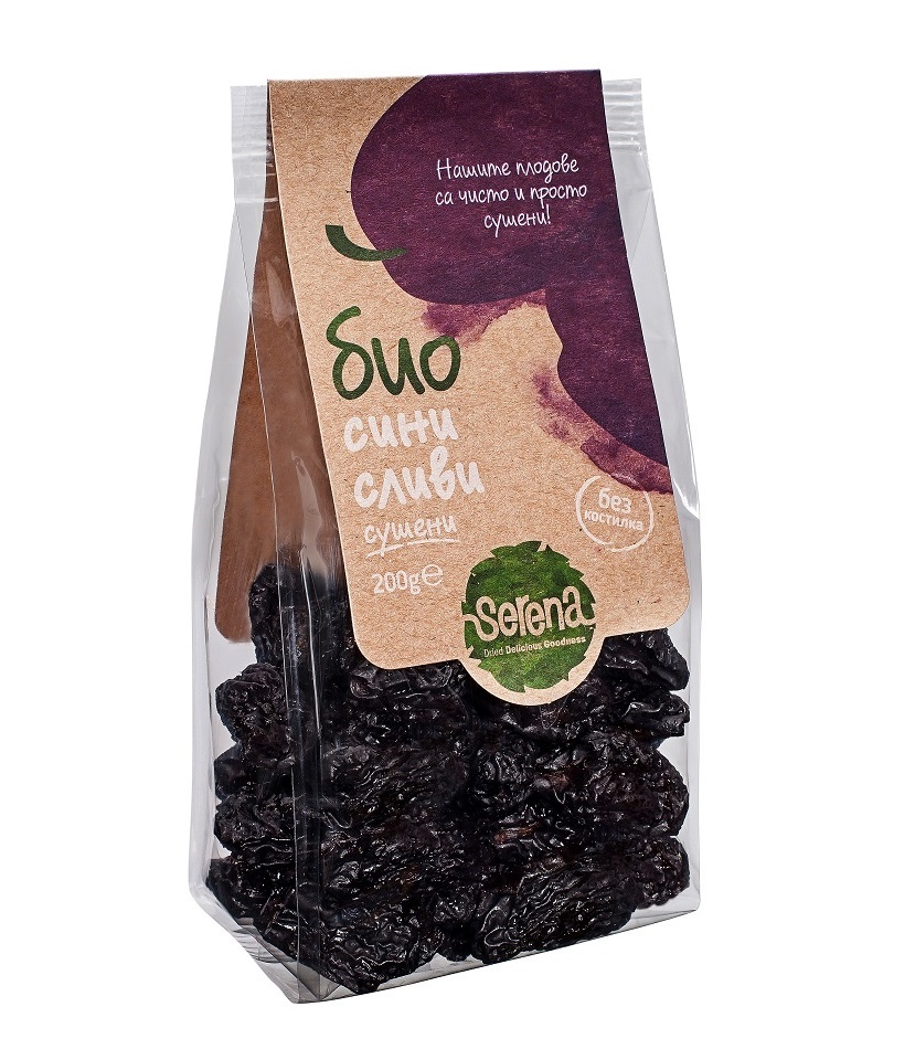 Serena Dried Pitted Prunes Bio 200G