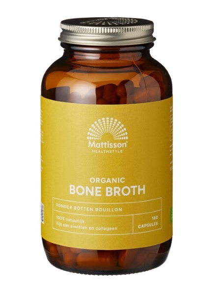 Mattison, Bone Broth 180 Caps Bio