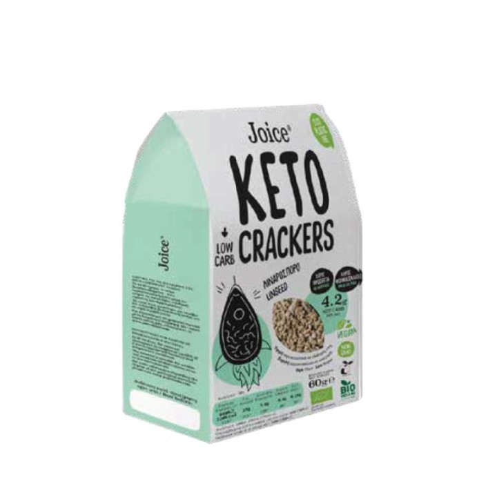 Joice Keto Crackers With Linseed 60G Bio