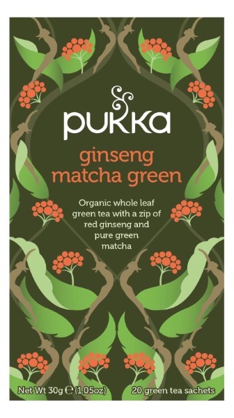 Pukka Ginseng Matcha Green 20Bags