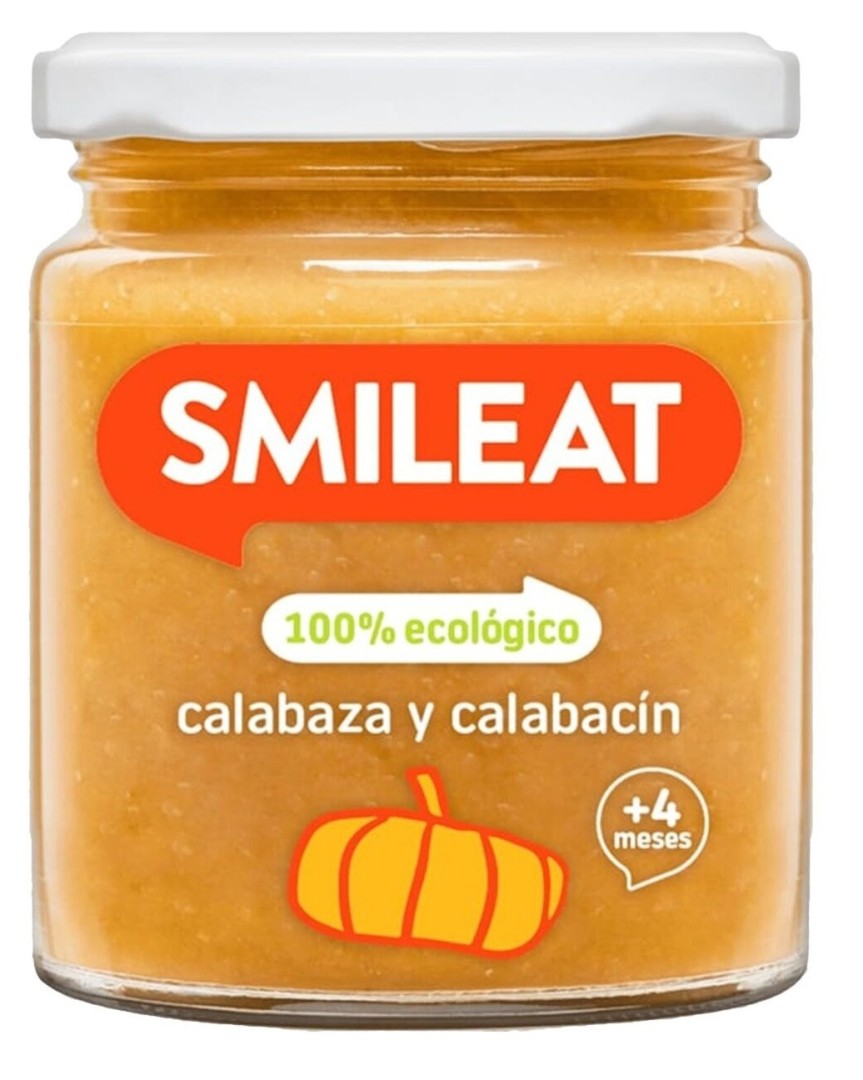 Smileat Pumking And Courgette Baby Food 230G Bio