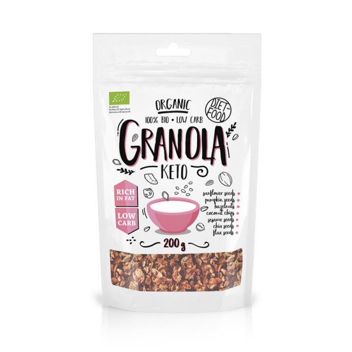 Diet Food Κετο Granola Βιο 200G