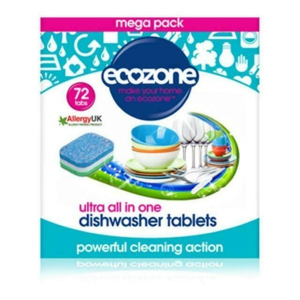 Ecozone, Dishwash 72 Tablets All In One
