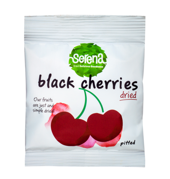 Serena Black Pitted Dried Cherries 30G