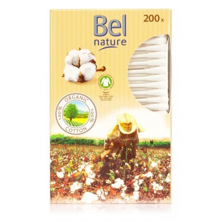 Bel Nature Organic Cotton Buds 200Sticks