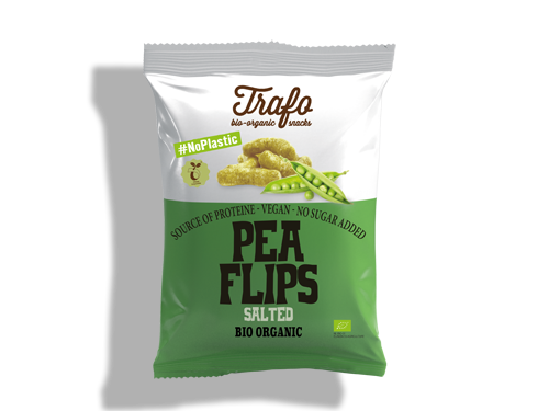 Trafo Pea Flips Salted 75G Bio