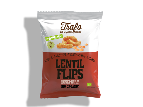 Trafo Lentil Flips Rosemary 75G Bio