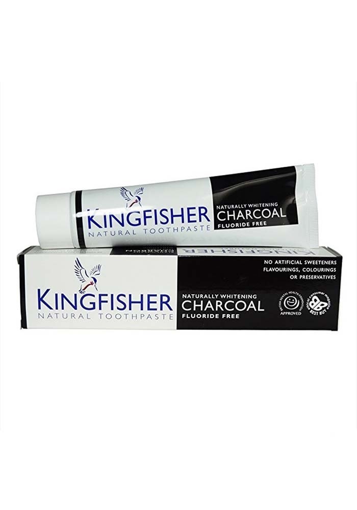 Kingfisher Whitening Toothpaste With Charcoal 100Ml
