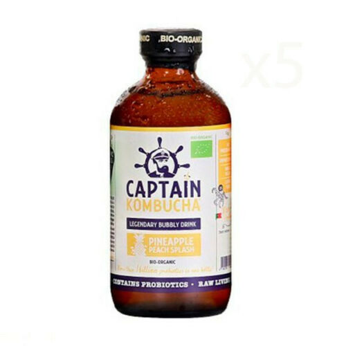 Captain Kombucha Pineapple Peach Drink 400Ml