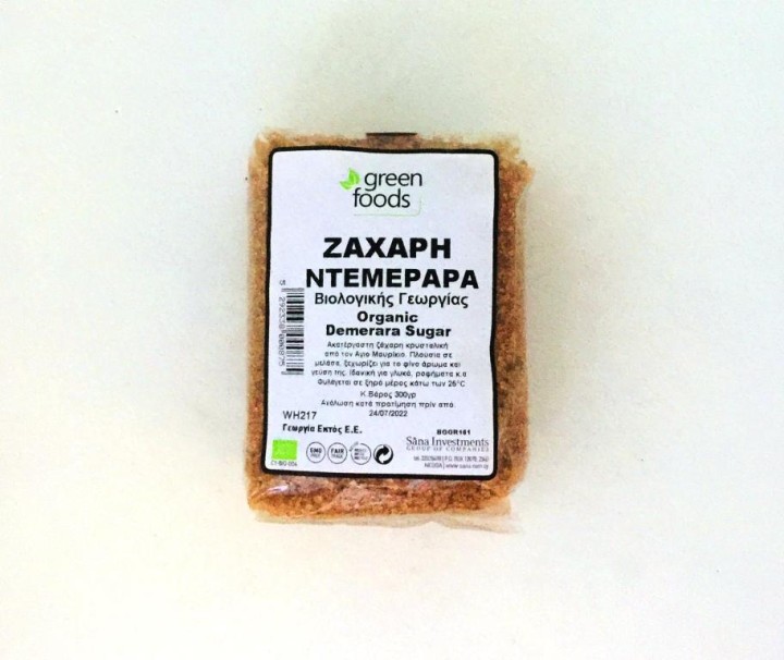 Green Foods Demerara Sugar 300G Bio