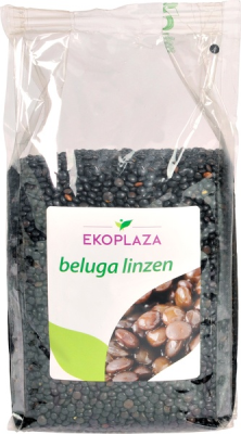 Ekoplaza Beluga Black Lentils 500G Bio