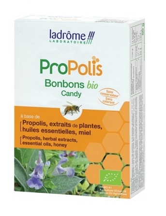 Ladrome Propolis Throat Pastilles 50G Bio