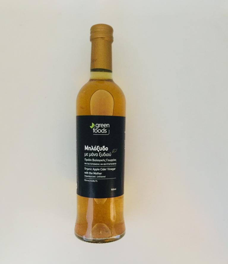 Green Foods Apple Vinegar With The Mother Bio 500Ml