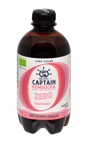 Captain Kombucha Zero Raspberry Drink 400Ml Bio