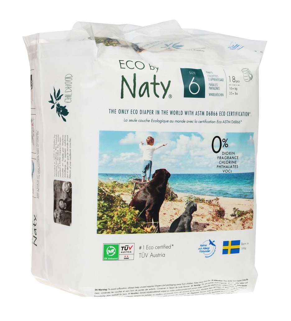 Naty Pull Ups Nappies No6 16+Kg 18Pcs (V)