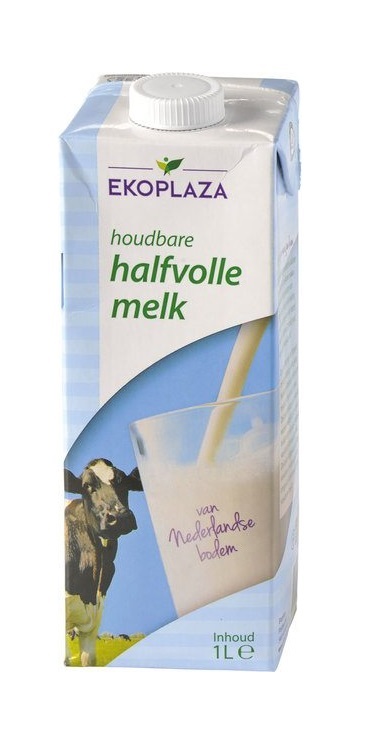Ekoplaza Cow Milk Demi Skimmed Long Life 1 L Bio