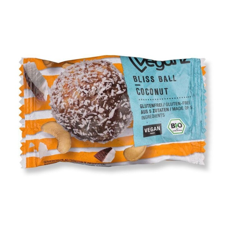 Veganz Vegan Coconut Bliss Ball 42G Bio