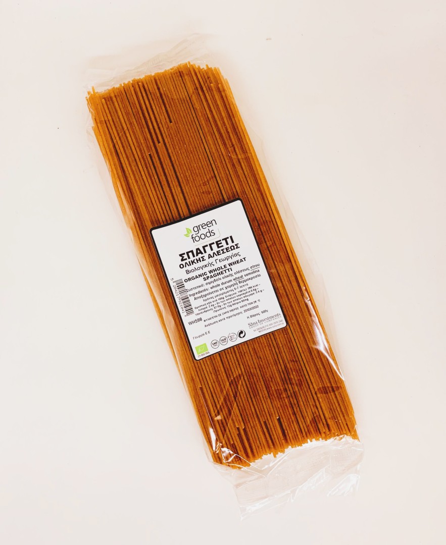 Green Foods Spaghetti Wholegrain Bio 500G