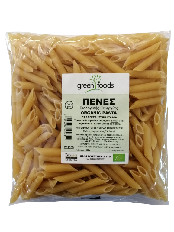 Green Foods Penne White Bio 500G