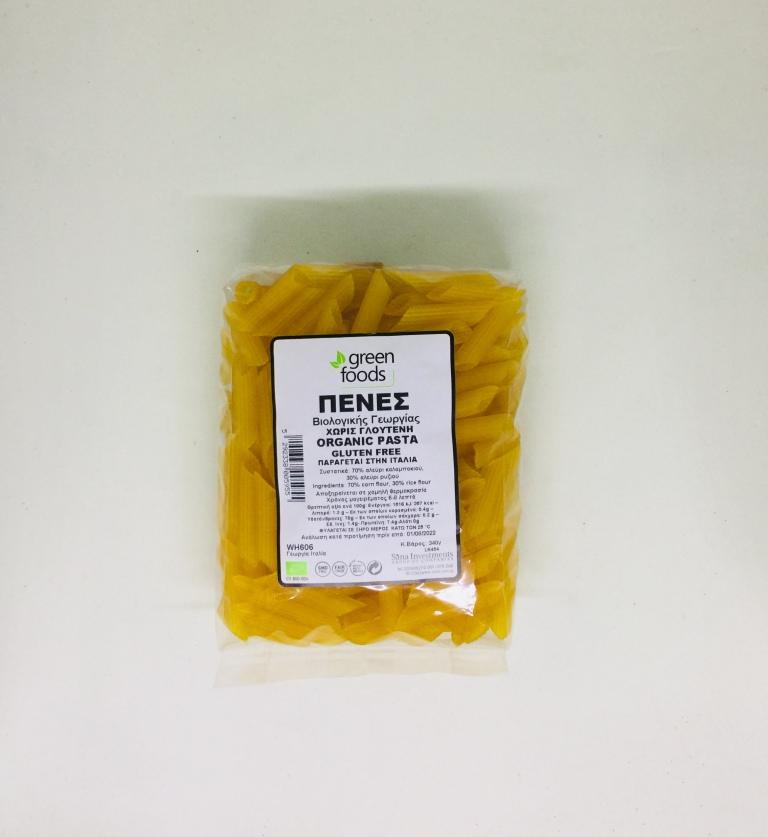 Green Foods Penne Gluten Free (Corn-Rice) Bio 340G
