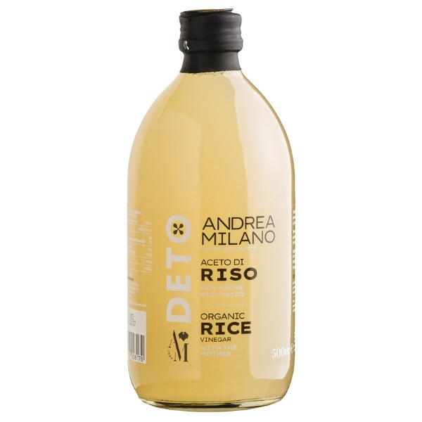 Andrea Milano, Rice Vinegar With Mother 500ml Bio