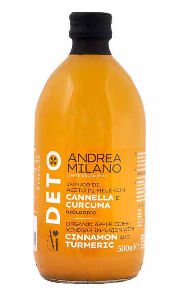Andrea Milano, Apple Cider Vinegar Cinnamon Turmeric Bio 500ml