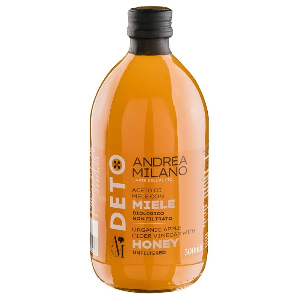 Andrea Milano, Apple Cider Vinegar With Honey Bio 500ml