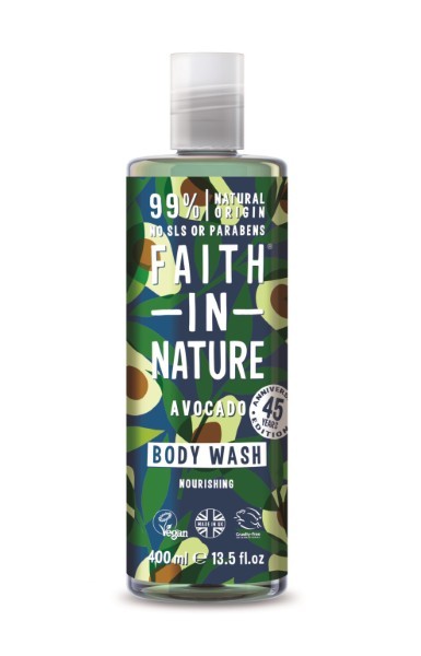 Faith In Nature, Avocado Body Wash 400Ml