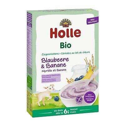 Holle, Goat Milk Porridge Blueberry Banana 200G Bio