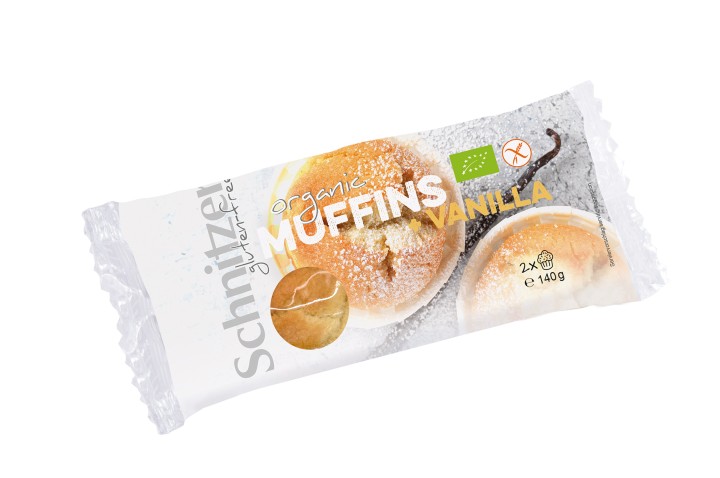Schnitzer, Muffin Vanilla Gf 140G Bio