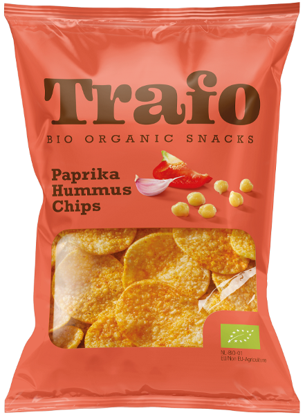 Trafo Hummus Chips Paprika 75G Bio