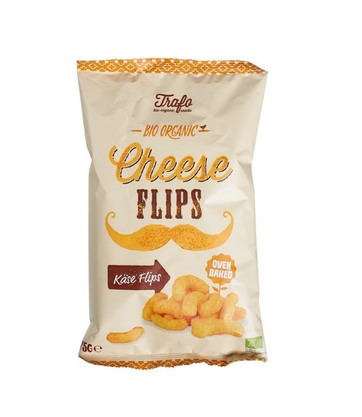 Trafo, Cheese Flips Oven Baked 75G Bio