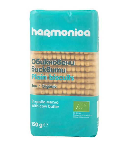 Harmonica, Plain Biscuits 150g Bio