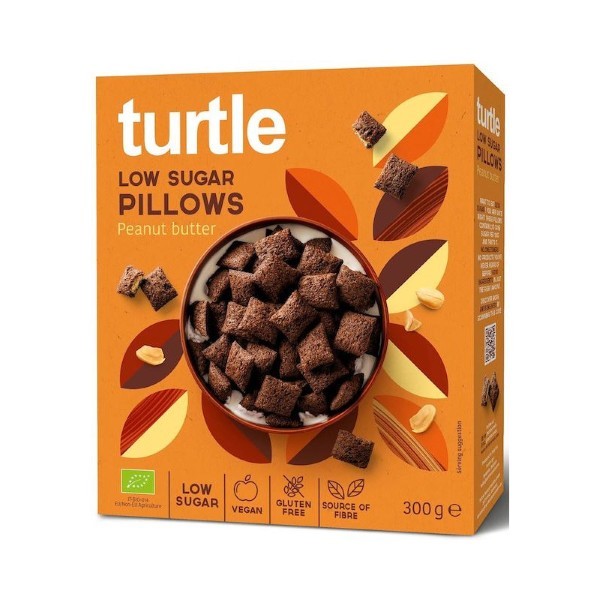 Turtle, Pillows Peanut Butter 300G Bio