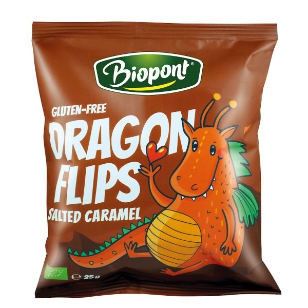 Biopont, Dragon Flips, Salted Caramel 25G Bio