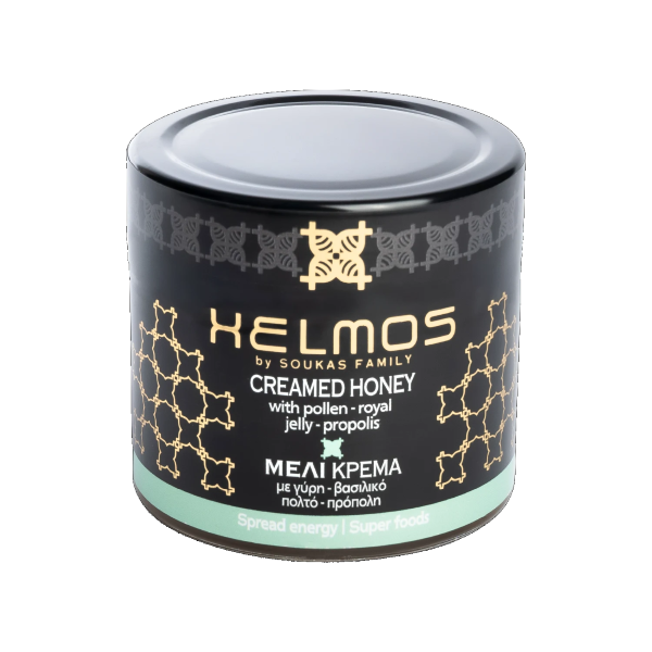 Helmos Honey With Propolis & Royal Jelly & Pollen 210gr