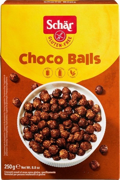 Schar Choco Balls Cereals Gluten Free 250g