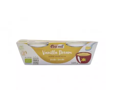 Ecomil, Vanilla Dream Dessert 2x125g Bio