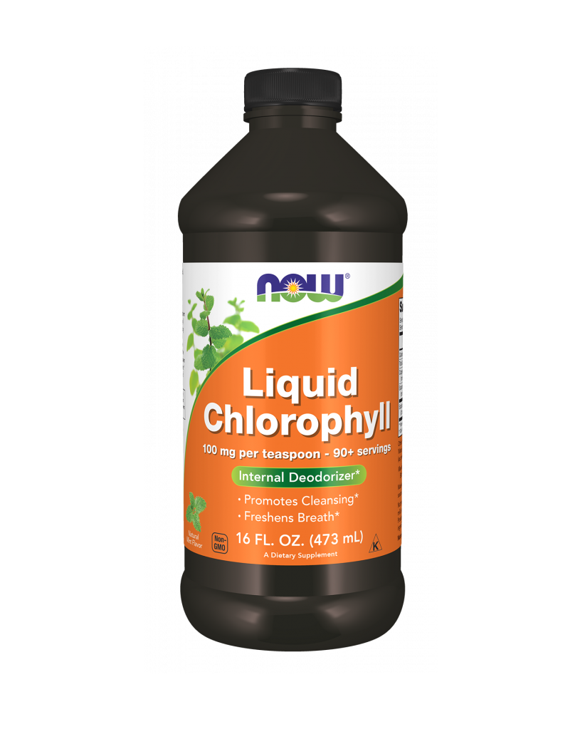 Now Chlorophyll Mint  Liquid  473ml