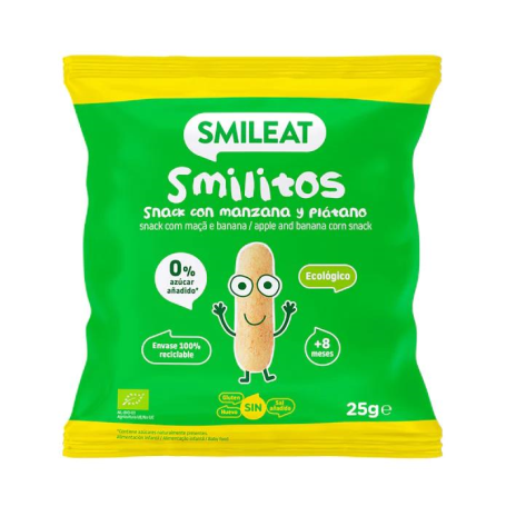 Smileat, Smilitos Apple Banana Snack 25G Bio