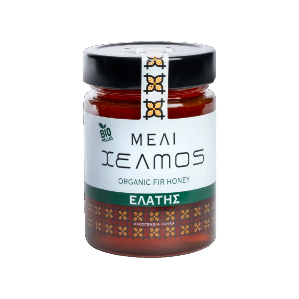 Helmos Organic Fir Honey (elatis) Unheated 450g