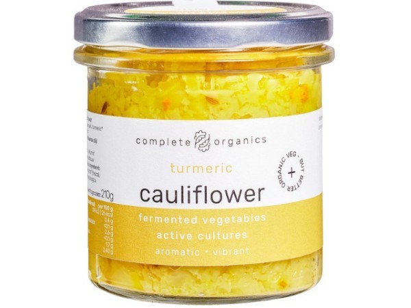 COMPLETE ORGANICS, KIMCHI TEMERIC CAULIFLOWER 230GM BIO