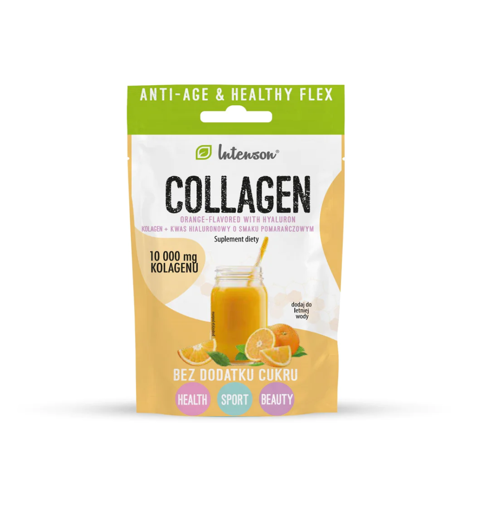 Intenson, Collagen With Orange Flavor 12G