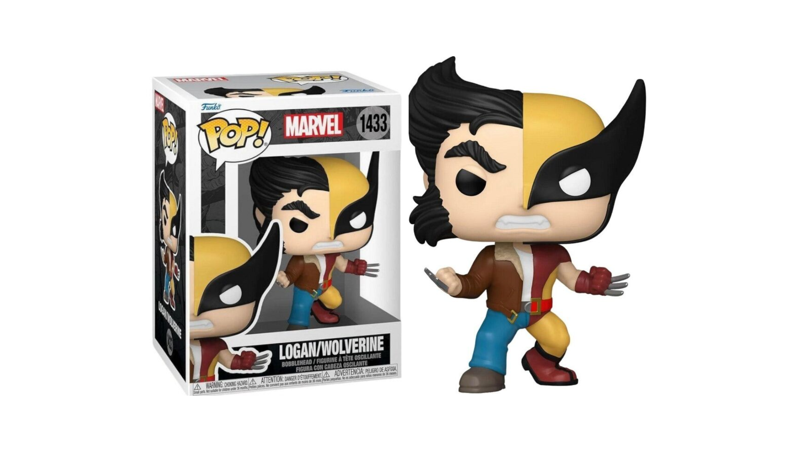 Funko Pop! Marvel: Split - Logan | Wolverine #1433