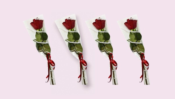4 Single Roses